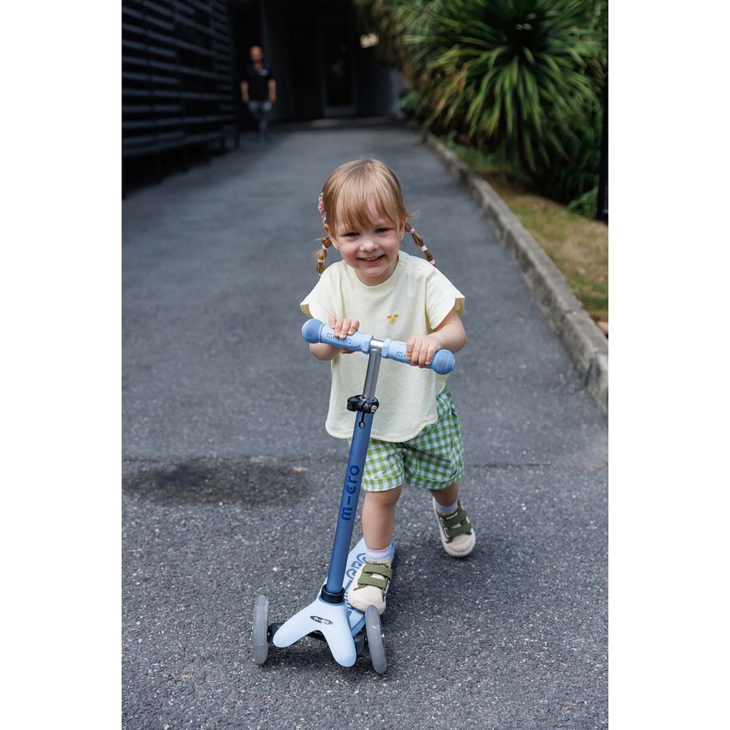 Micro sparkesykkel, Mini Deluxe LED, Rock & Go - Ocean Slate