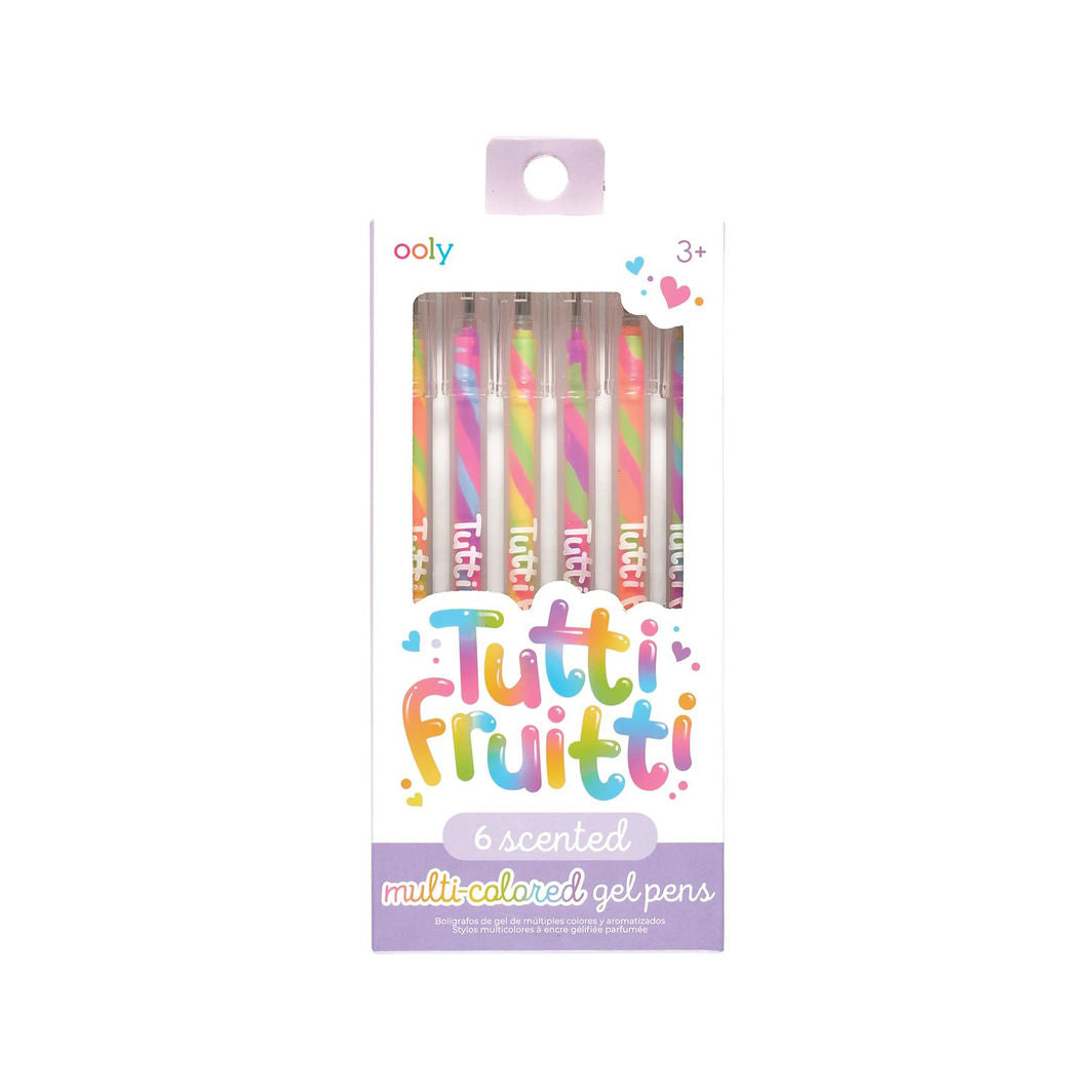 Ooly Duftende Gelpenner 6 stk, Tutti Fruitti