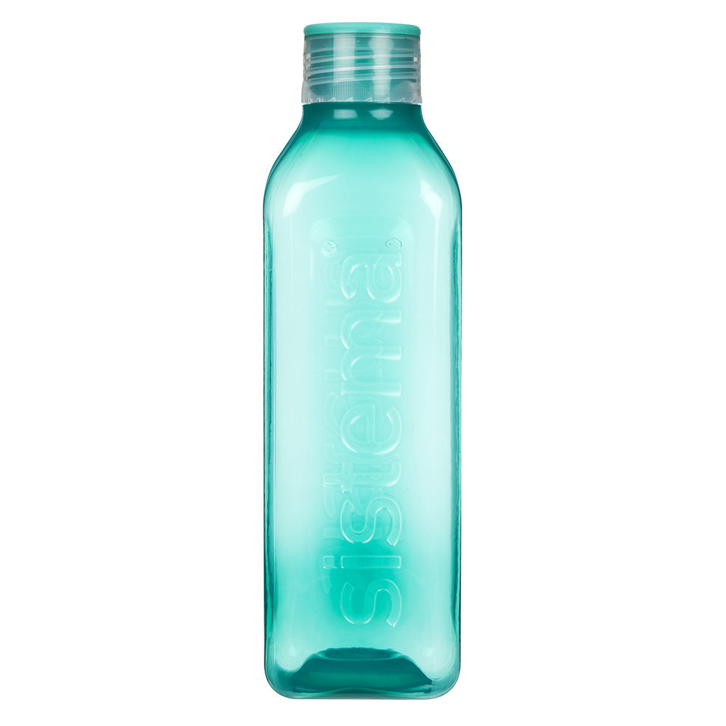 Sistema drikkedunk, Square bottle, 1 L - Minty teal