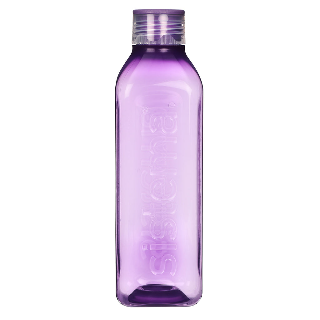 Sistema drikkeflaske, Square bottle, 1 L - Misty purple