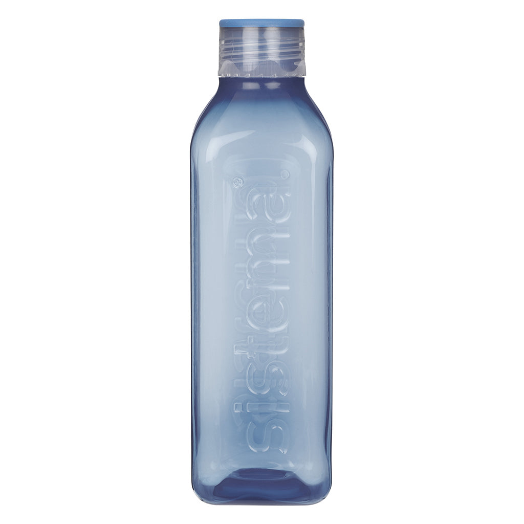 Sistema drikkedunk, Square bottle, 1 L – Mountain blue
