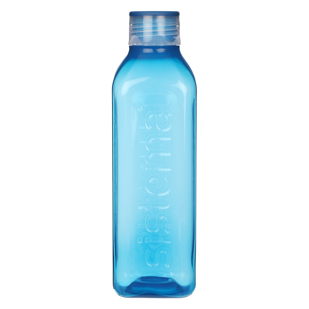 Sistema drikkedunk, Square bottle, 1 L - Ocean blue