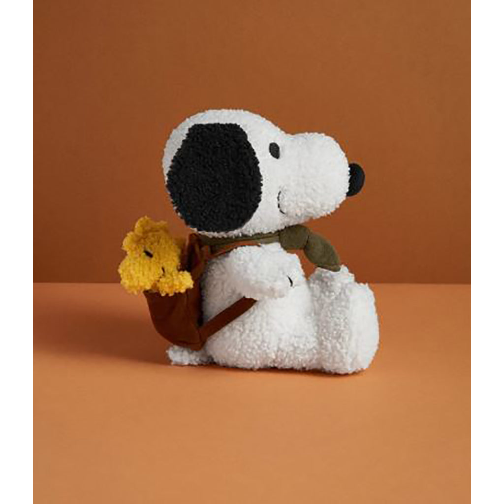 Snoopy kosedyr med Woodstock i ryggsekk, 20 cm