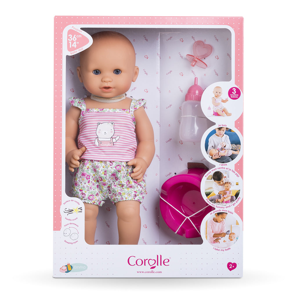 Corolle babydukke Mon Grand 36 cm, Emma - badedukke som kan drikke og tisse