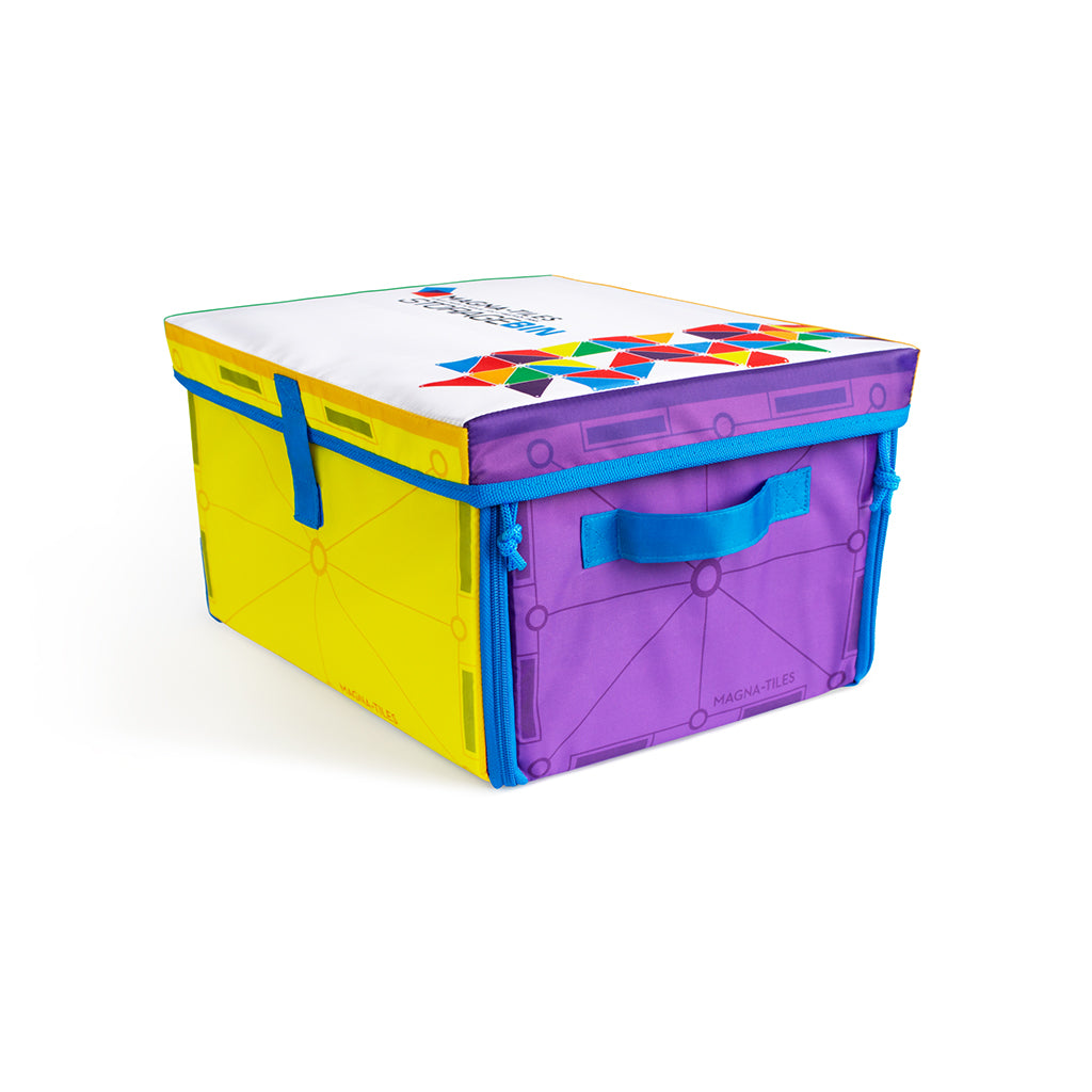 Magna-Tiles oppbevaringseske og leketeppe i ett, Storage bin