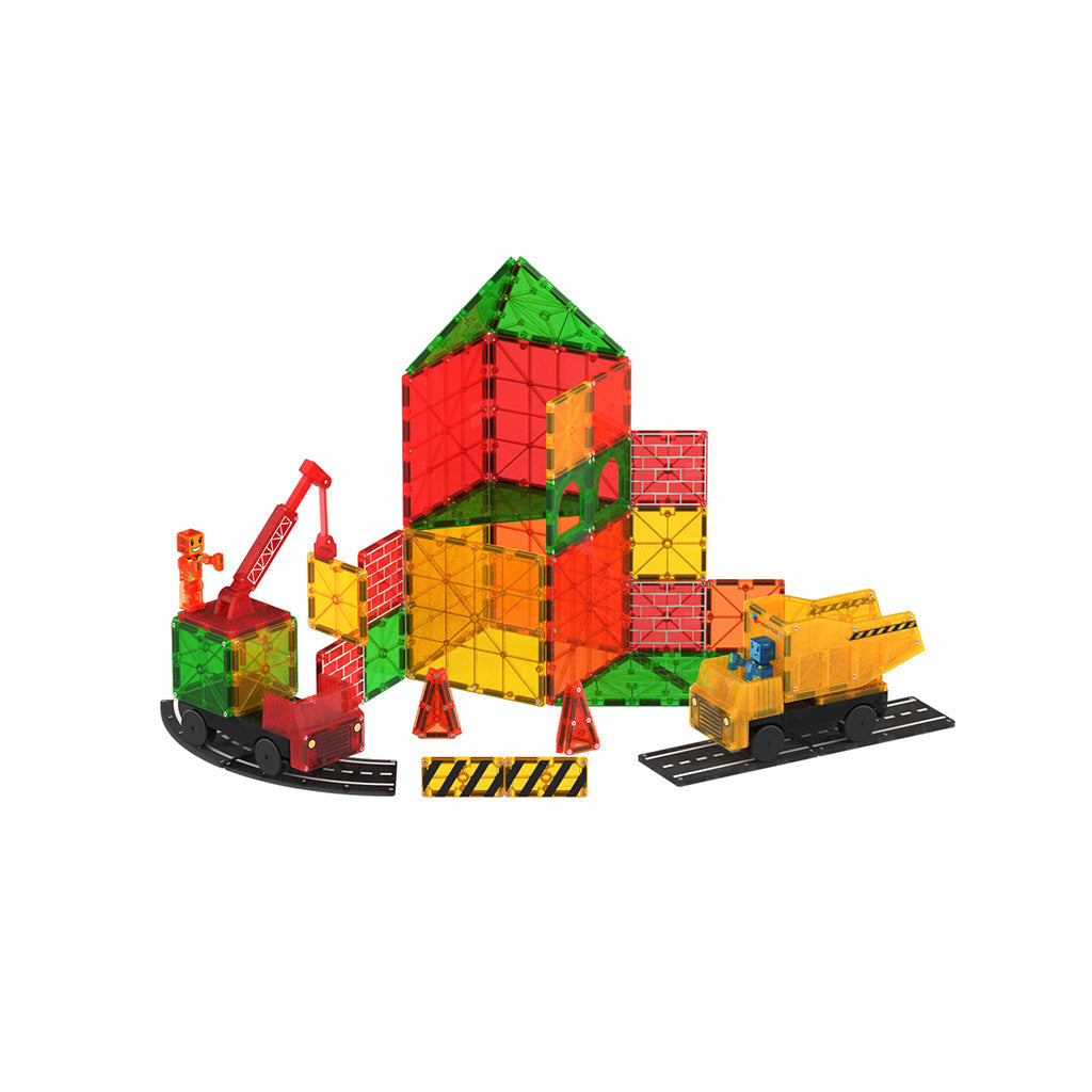 Magna-Tiles Byggepladesæt XL, Magnetisk byggesett med 50 deler