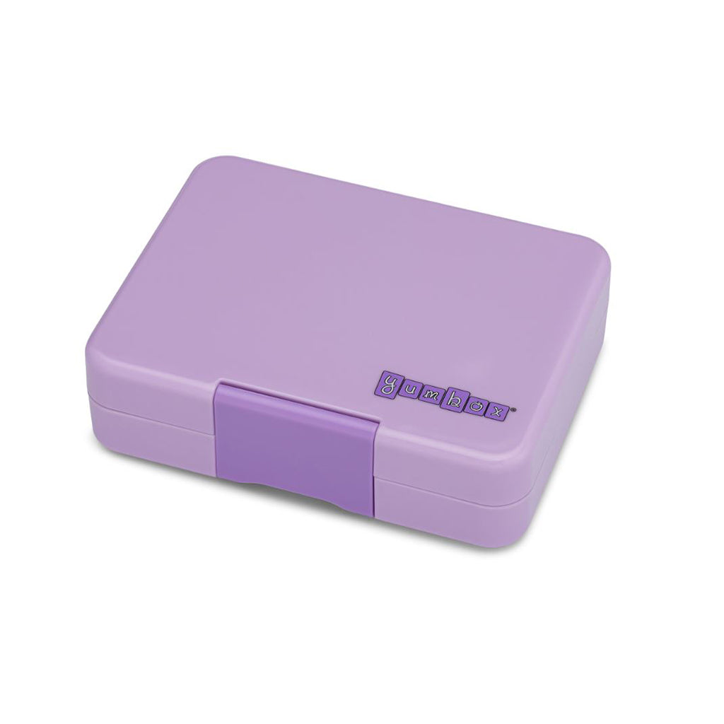 Yumbox matboks med 3 rom, Snack - Lavande Purple/unicorn