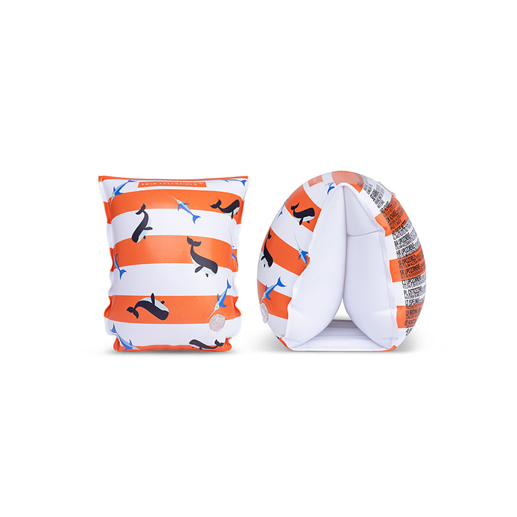 Swim Essentials, Badevinger 2-6 år - Ocean Stripes