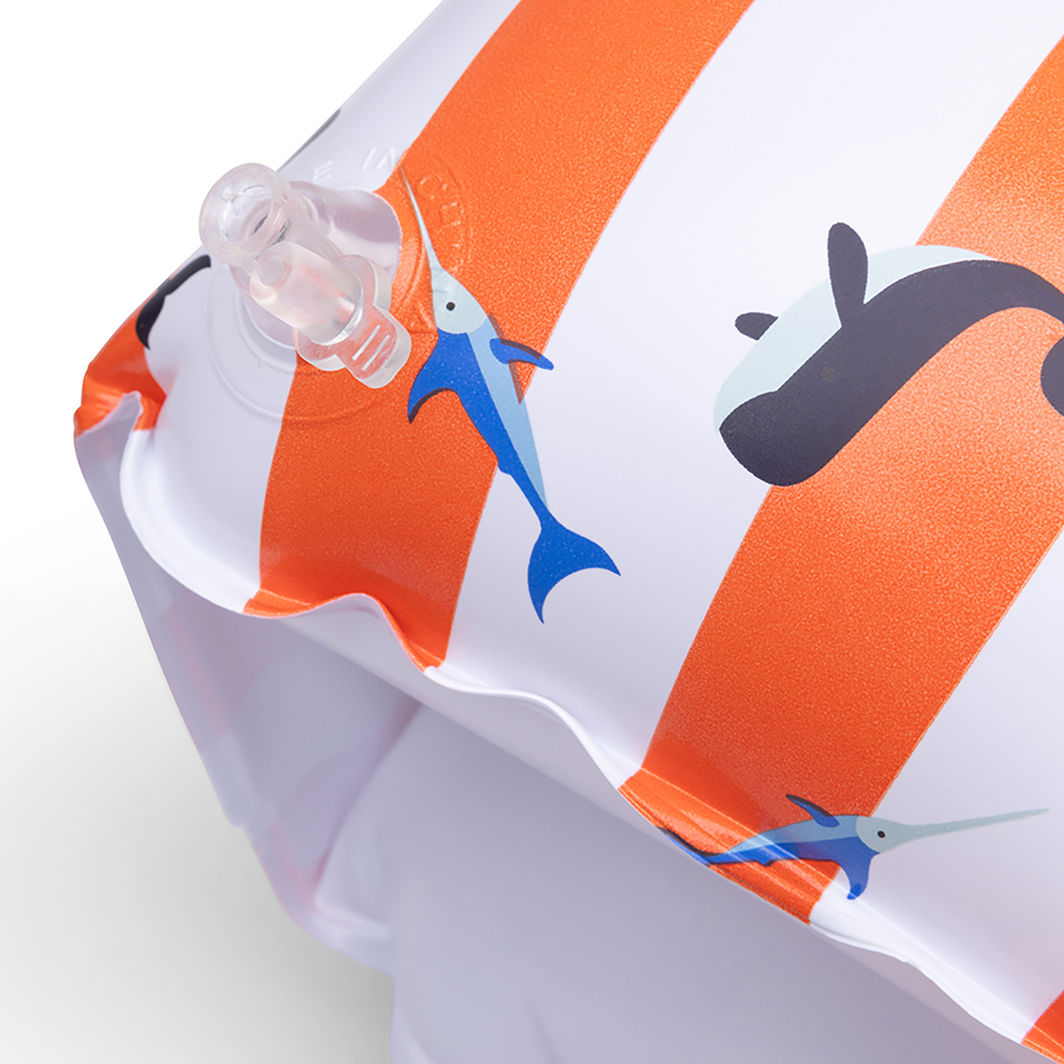 Swim Essentials, Badevinger 2-6 år - Ocean Stripes