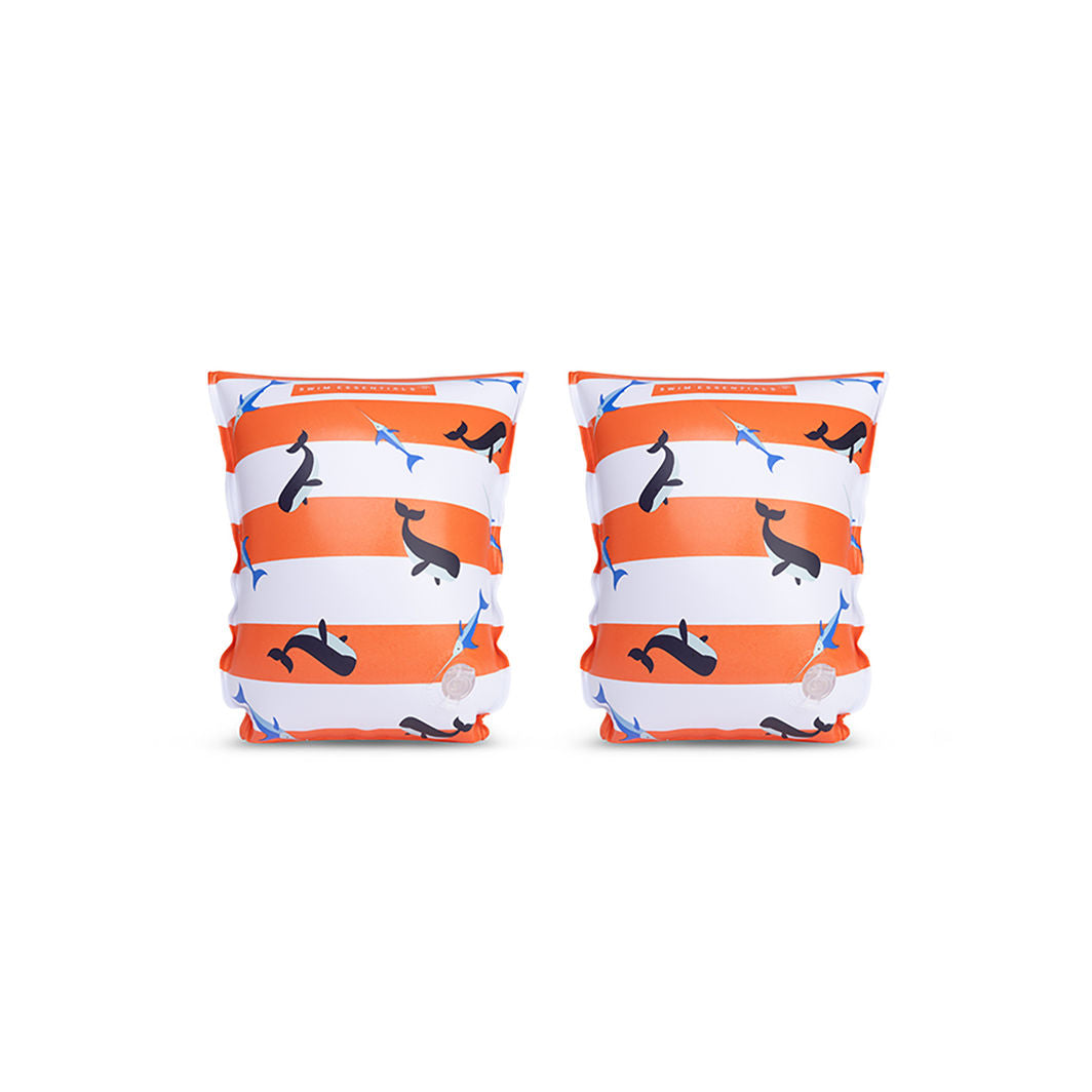 Swim Essentials, Badevinger 2-6 år - Ocean Stripes