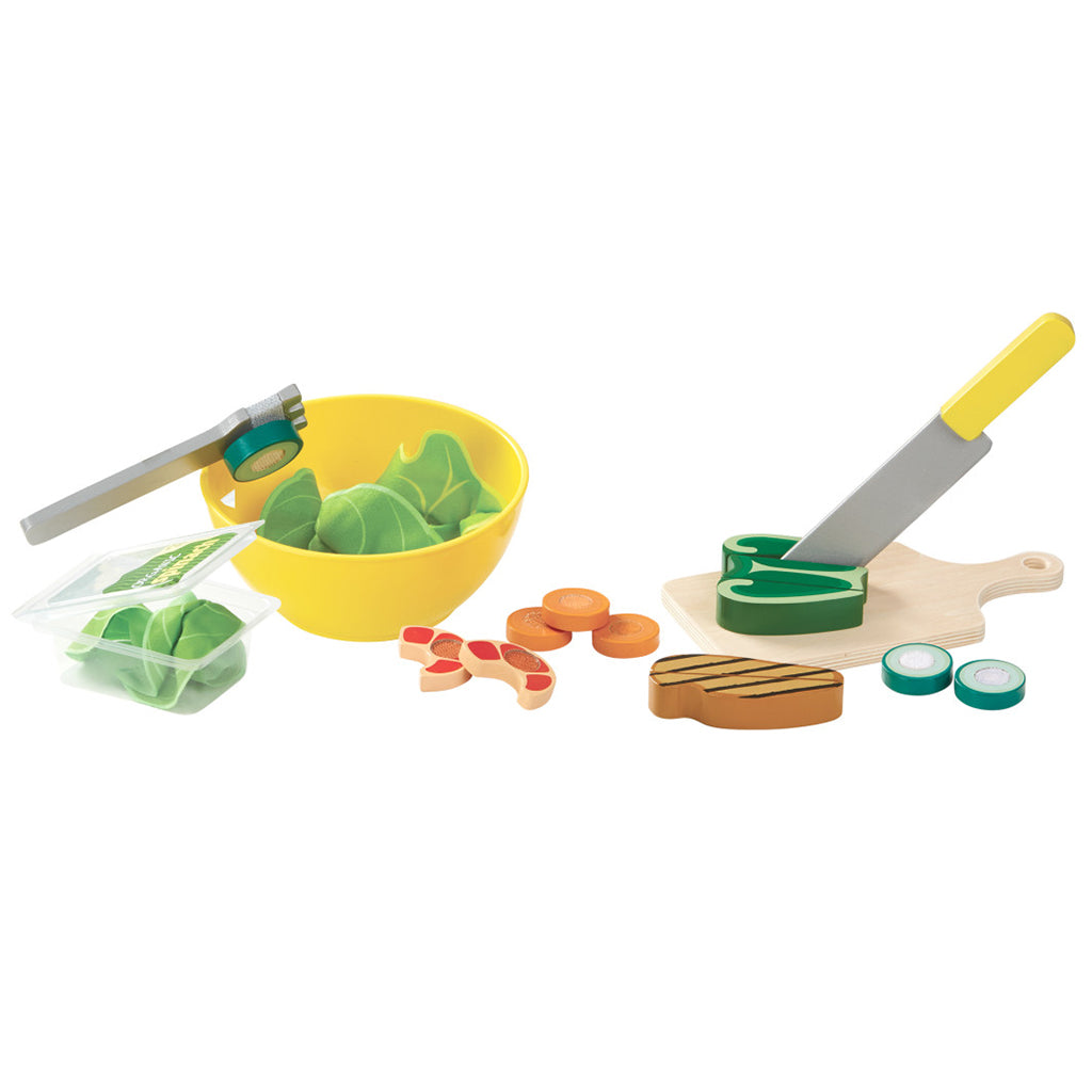 Melissa & Doug Lekemat i tre, Salatsett