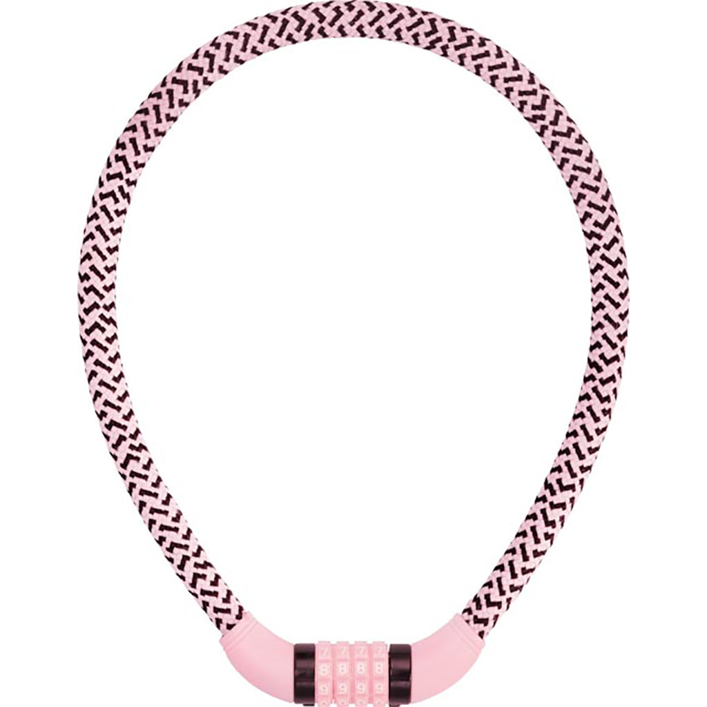Puky cykellås, wirelås med kode i retro-rose farve.