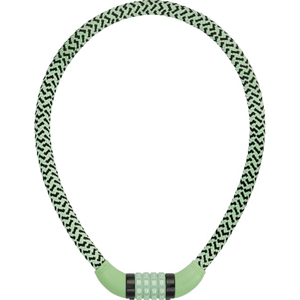 Puky sykkellås, kodelås med wire - Retro-grønn