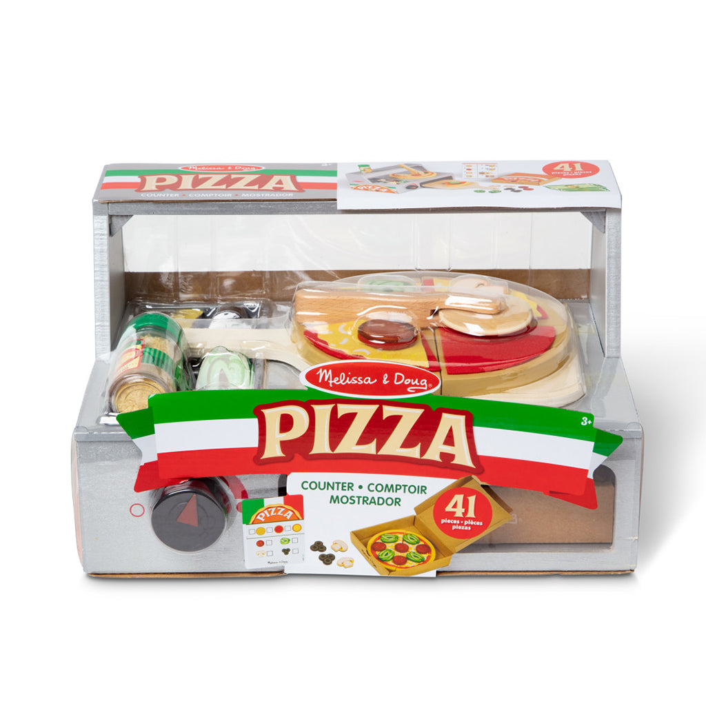 Melissa & Doug lekemat, Bag-selv pizza - 41 deler