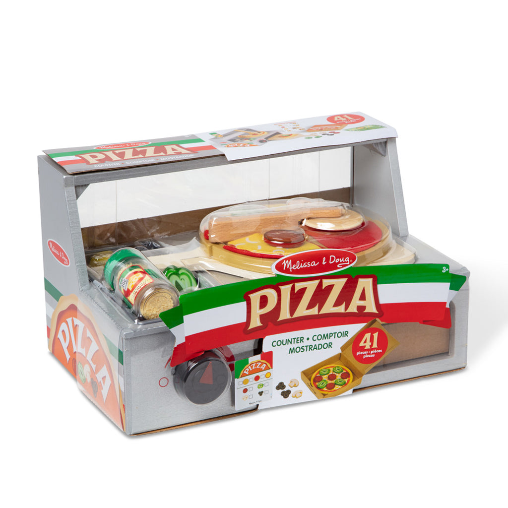 Melissa & Doug Lekemat, Lag din egen pizza - 41 deler