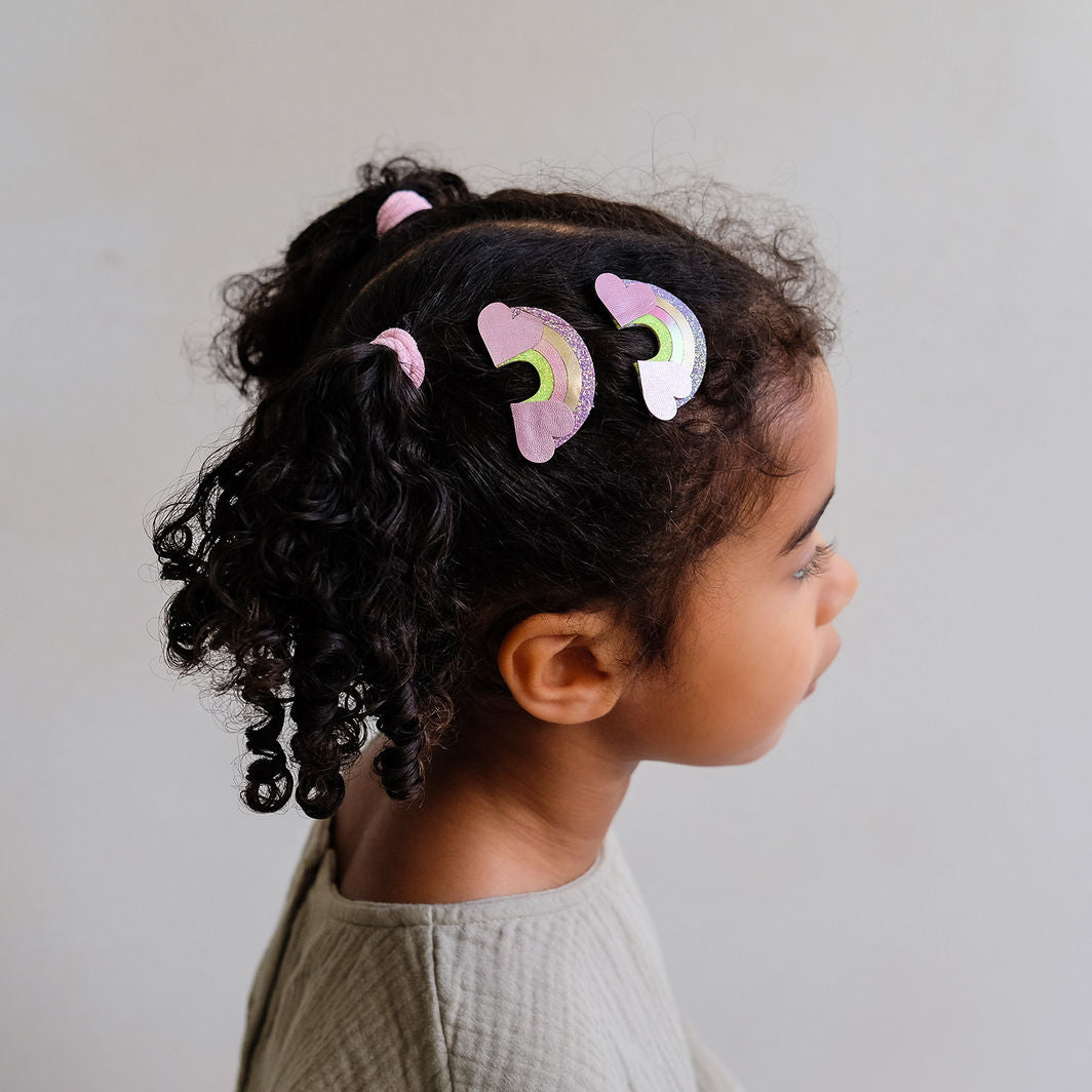 Mimi & Lula 2 hårspenner, Rainbow My Little Unicorn