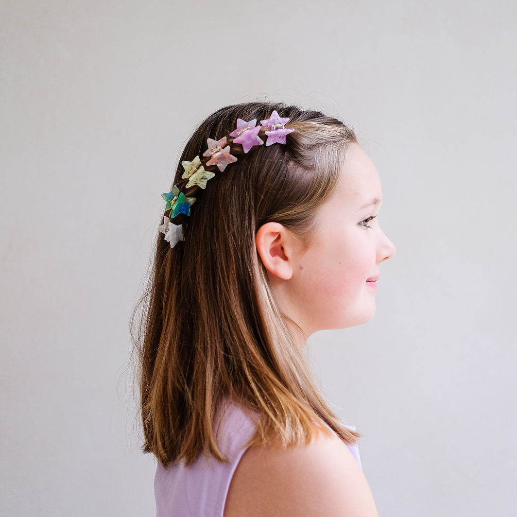 Mimi & Lula 6 hårklemmer, Mini Star My Little Unicorn