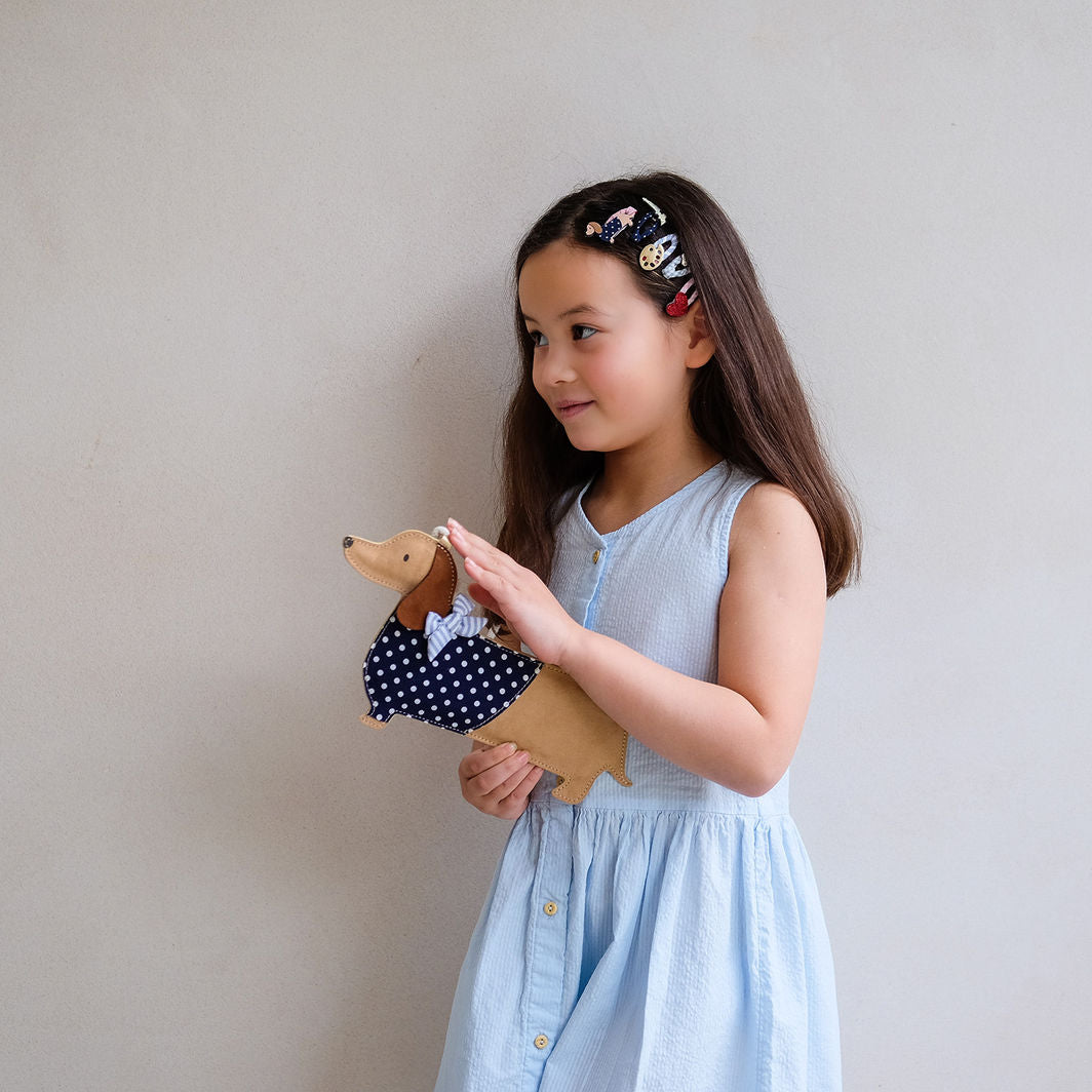 Mimi & Lula veske med rem, Sausage Dog Mon Cheri