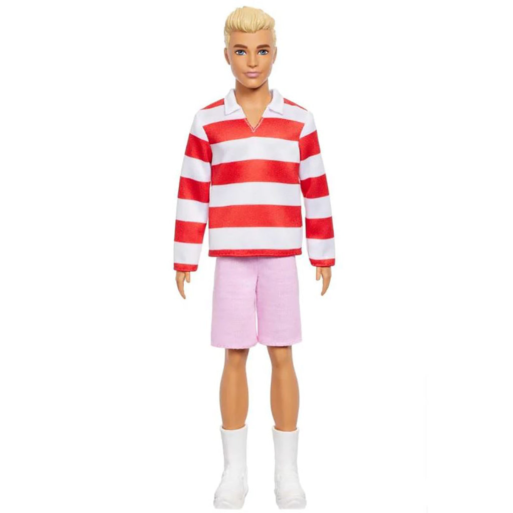 Barbie Fashionista Ken-dukke, Rød & Hvit Striper