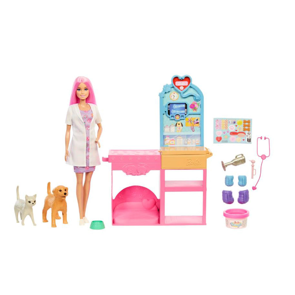 Barbie Dyrlege i veterinærklinikk inkl. dyr
