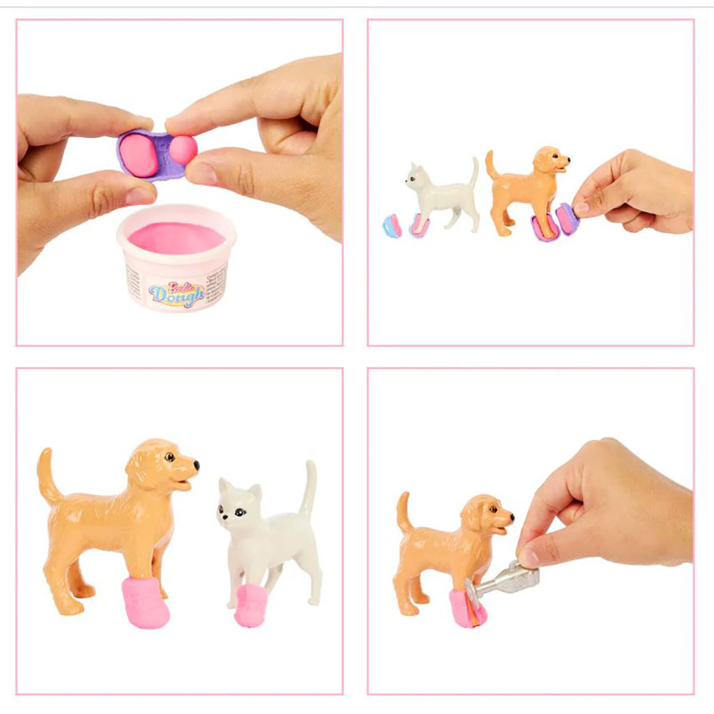 Barbie Veterinær i klinikk med dyr inkludert