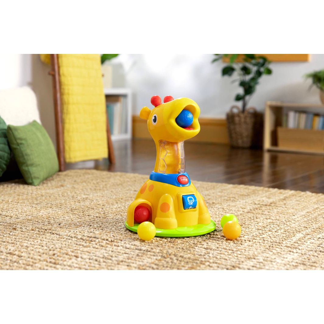 Bright Starts Babyleketøy med lys og lyd, Spinnin’ Spots Giraffe™ Ballspill
