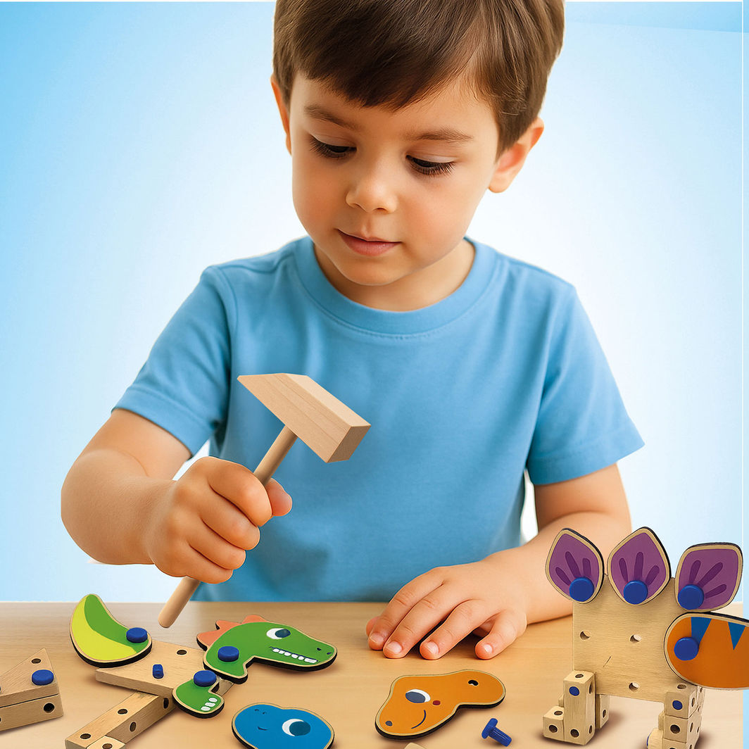 SES Creative Brix Junior, byggeleketøy - Dinosaurer