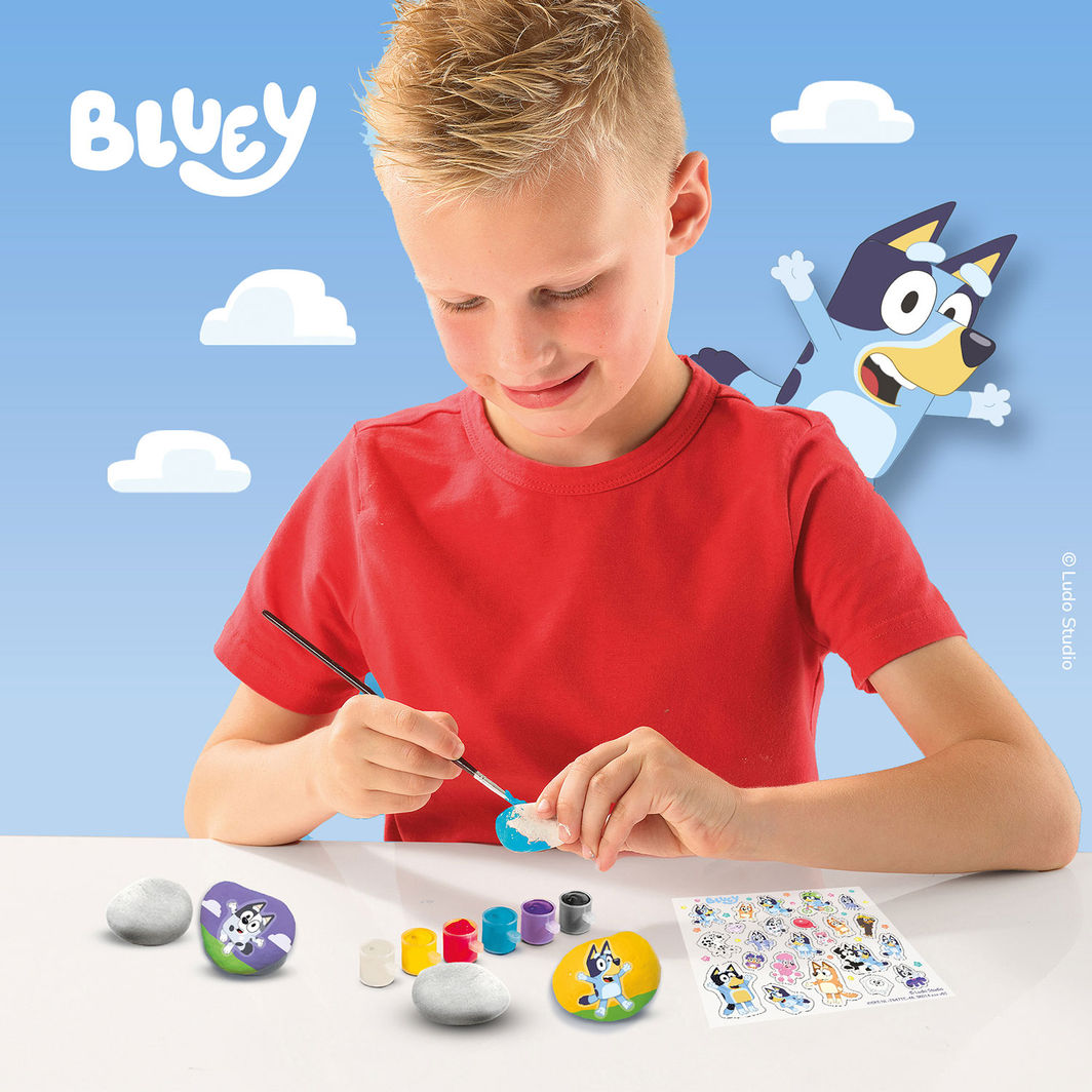 SES Creative Bluey, Mal på stein