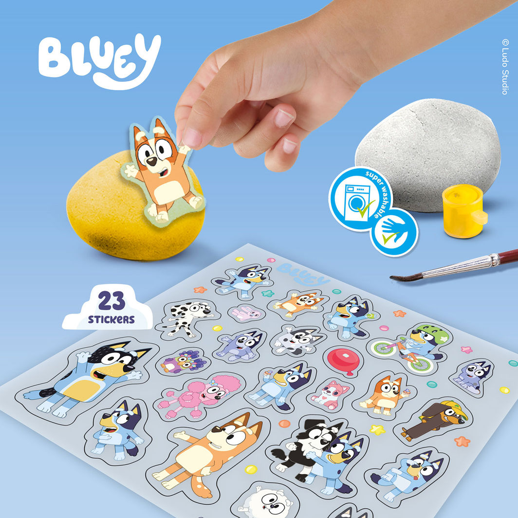 SES Creative Bluey, Mal på stein