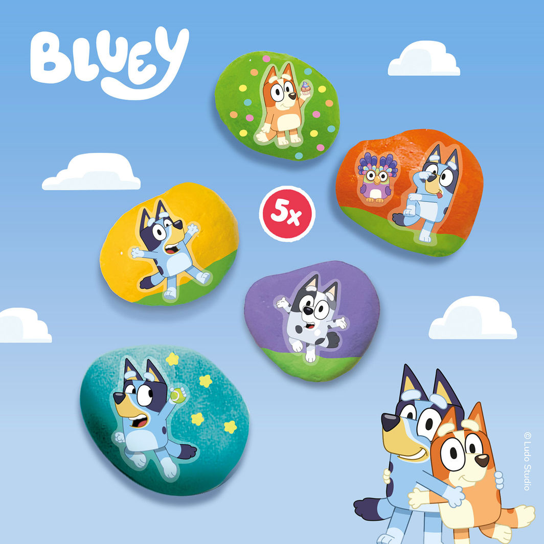 SES Creative Bluey, Mal på stein