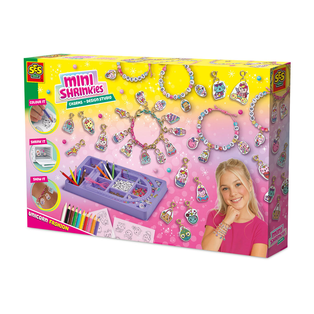 SES Creative Krympeplast, Mini Shrinkies - Vedhæng designstudie