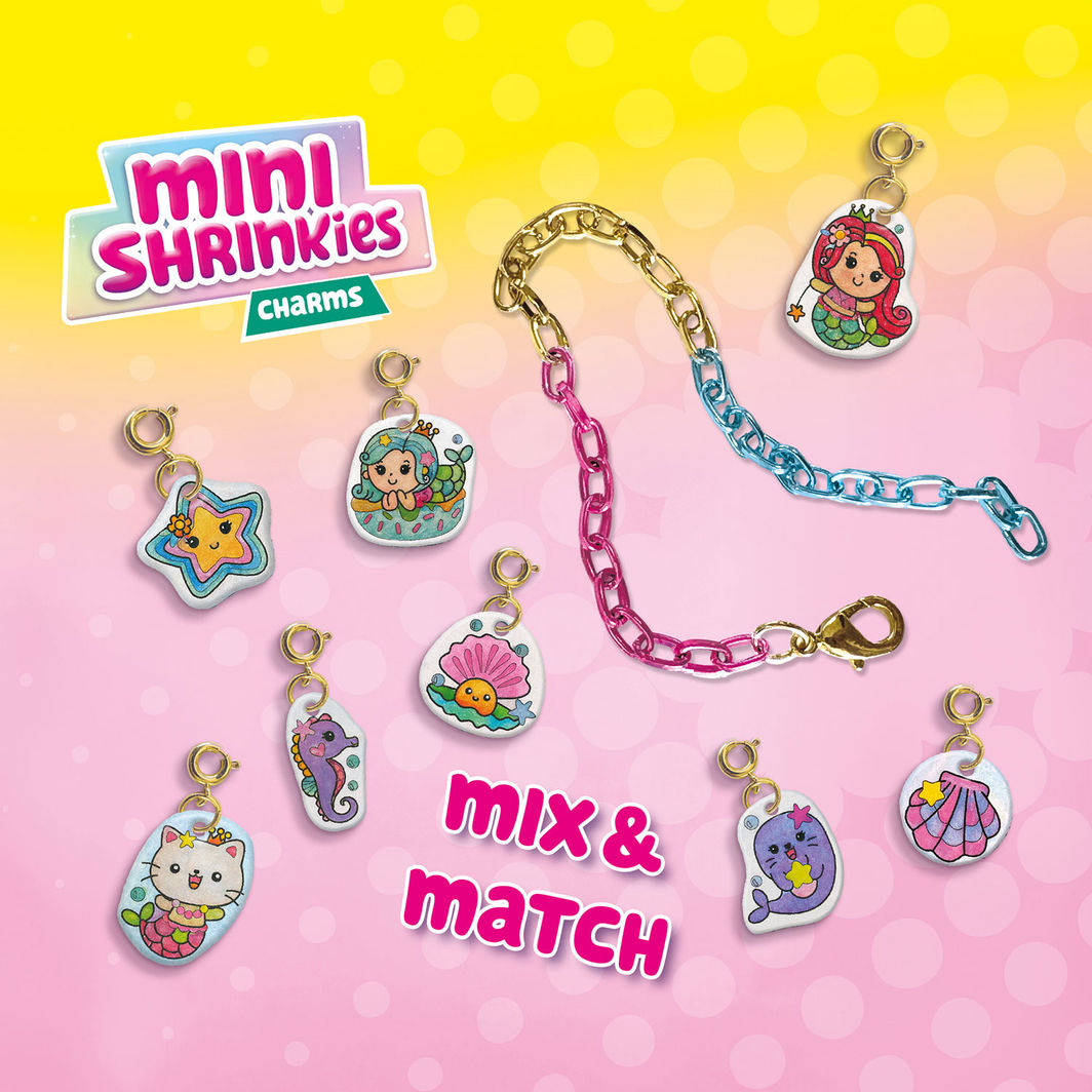 SES Creative Krympeplast, Mini Shrinkies - Sjarmerende havvenner