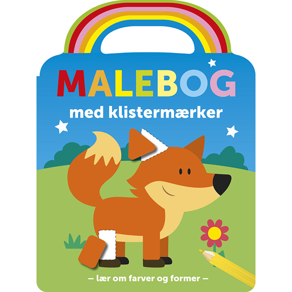 Forlaget Bolden, Malebog med klistermærker: Ræv