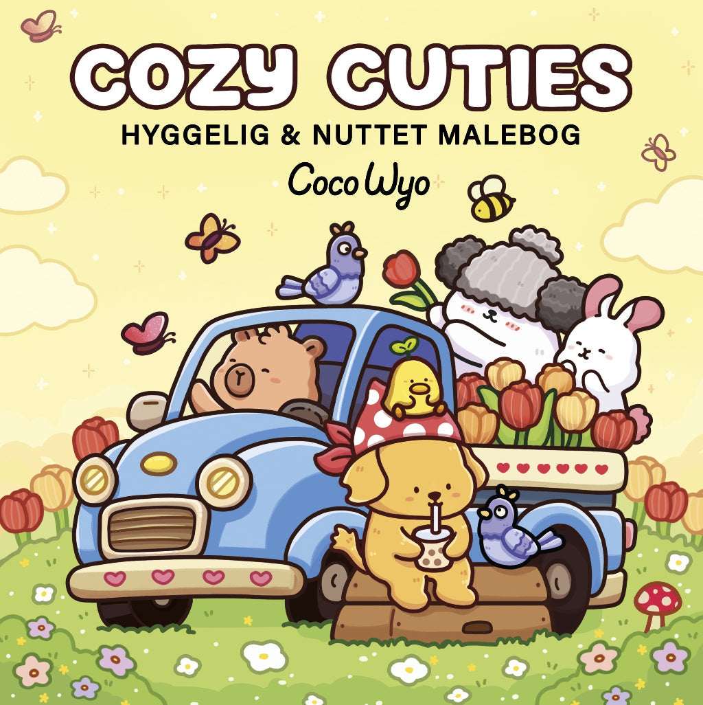 Cozy Cuties, Cozy coloring - malebok