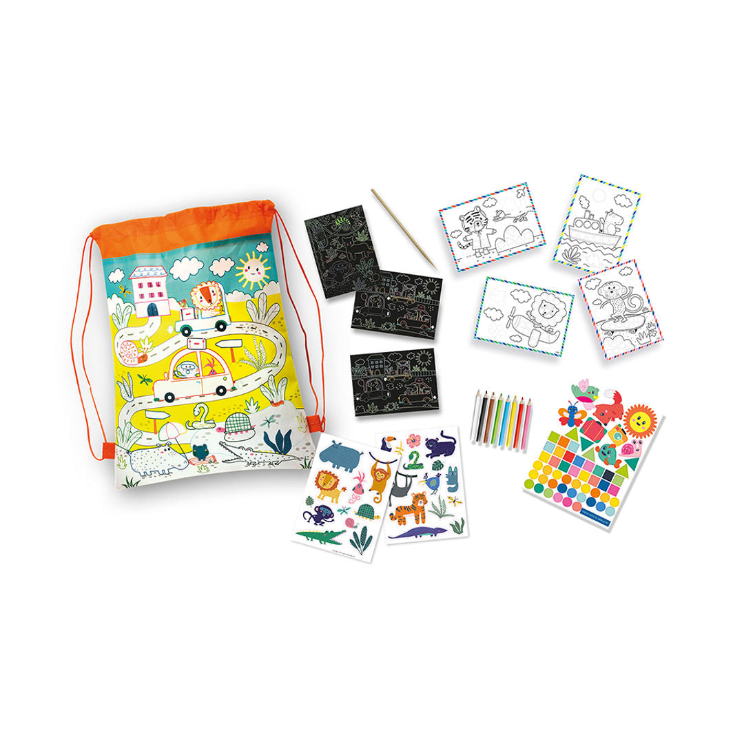 SES Creative, Reiseaktiviteter i ryggsekk