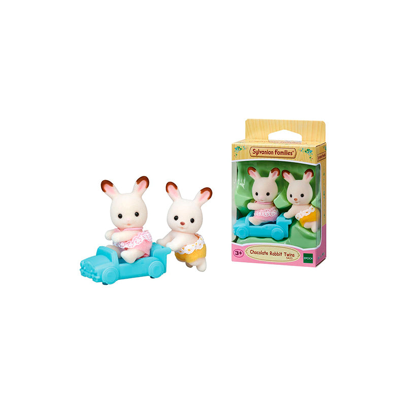 Sylvanian Families, Familien Sjokoladekanin-tvillinger - lyseblå gokart