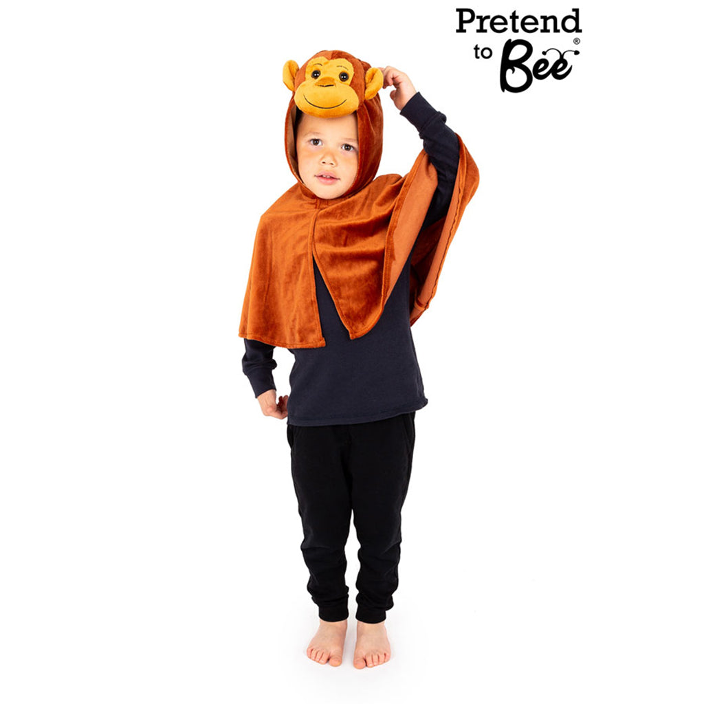 Pretend to bee utkledningsklær, dyrekostyme, ape – Str. 3–7 år