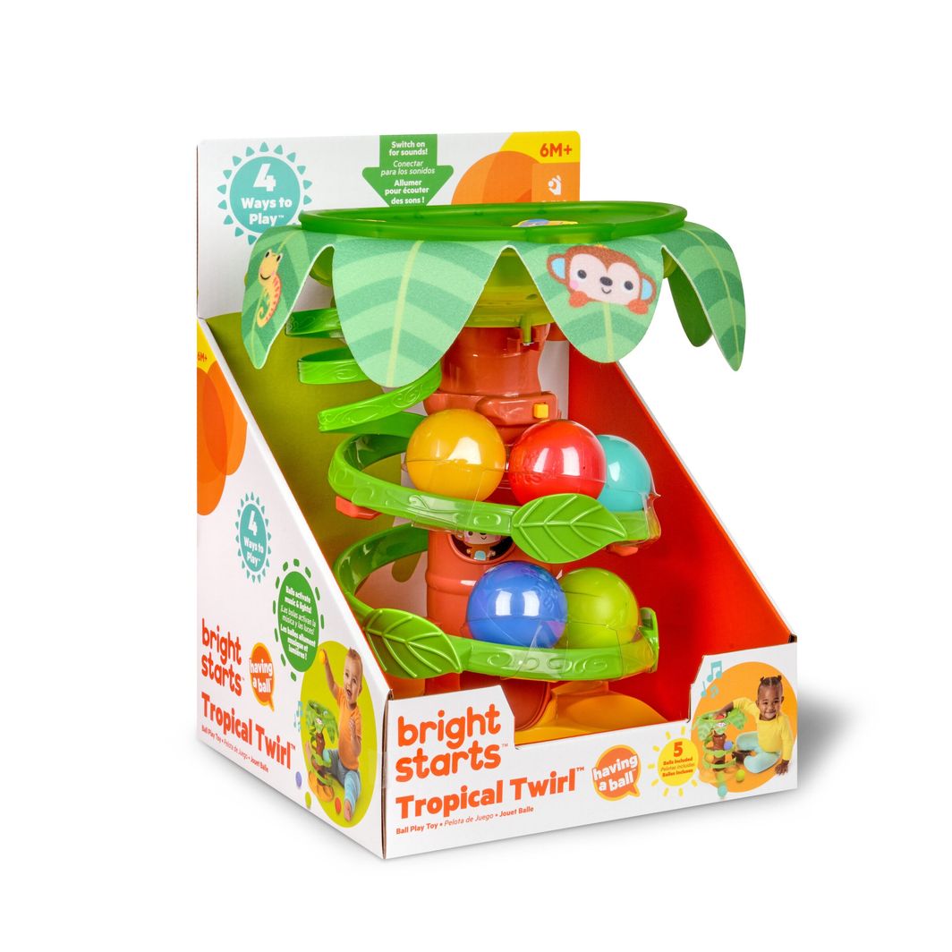 Bright Starts Babyleketøy, Tropical Twirl™ kulebanen leketøy