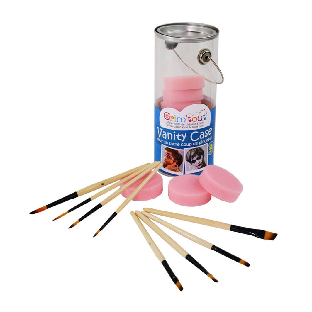 Grim Tout Barne-makeup tilbehør, Børster og svamper