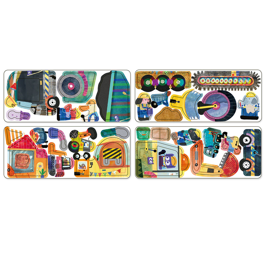 mierEdu Magnetisk Reisesett, Byggeplass