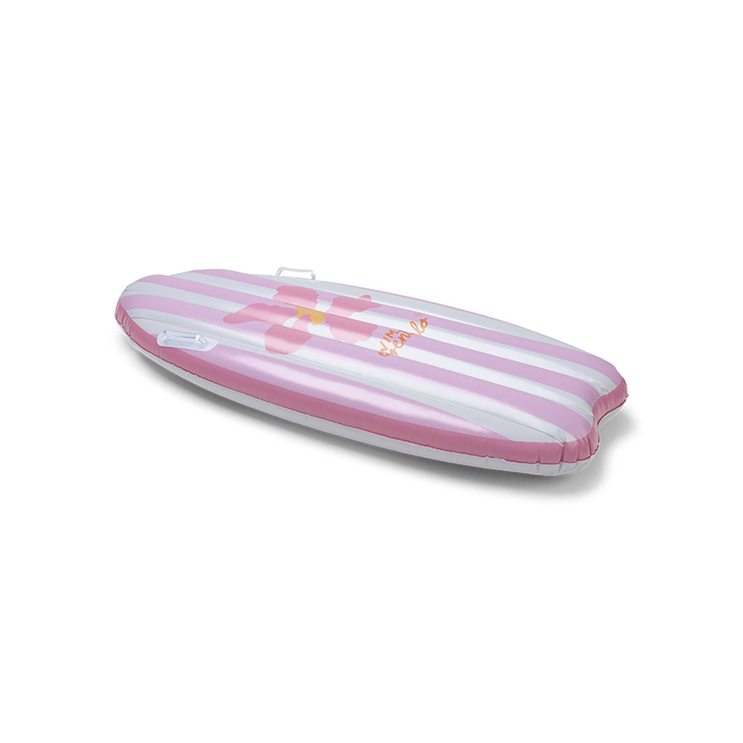Swim Essentials, Bademadrass 120 cm - Pink Flower Market Surfboard