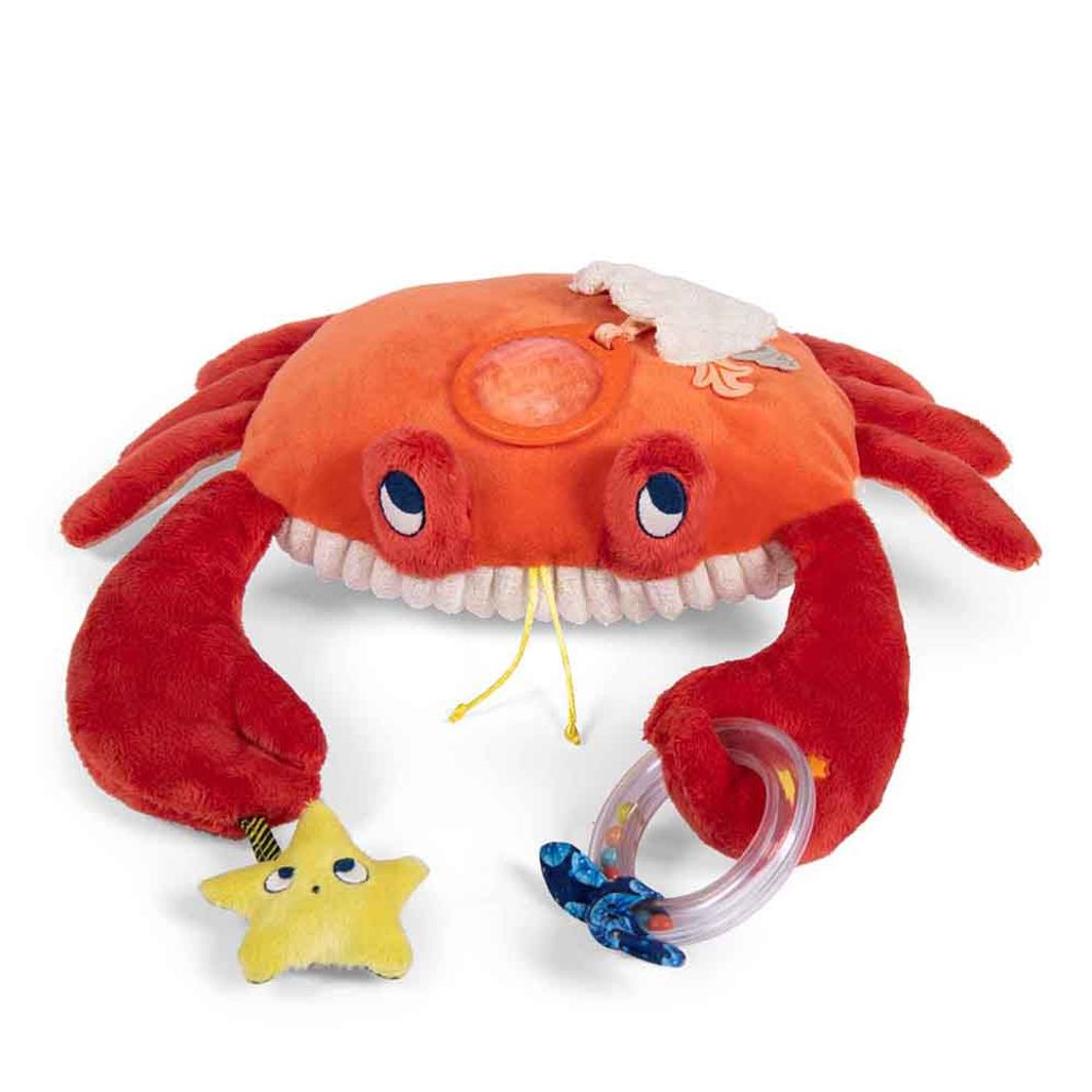 Moulin Roty aktivitetstøydyr, krabbe - 34 cm