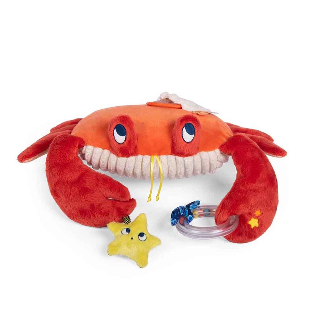 Moulin Roty aktivitetstøydyr, krabbe - 34 cm