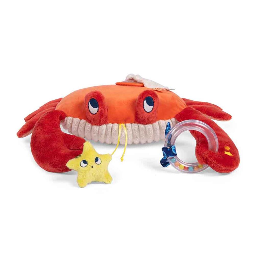 Moulin Roty aktivitetstøydyr, krabbe - 34 cm