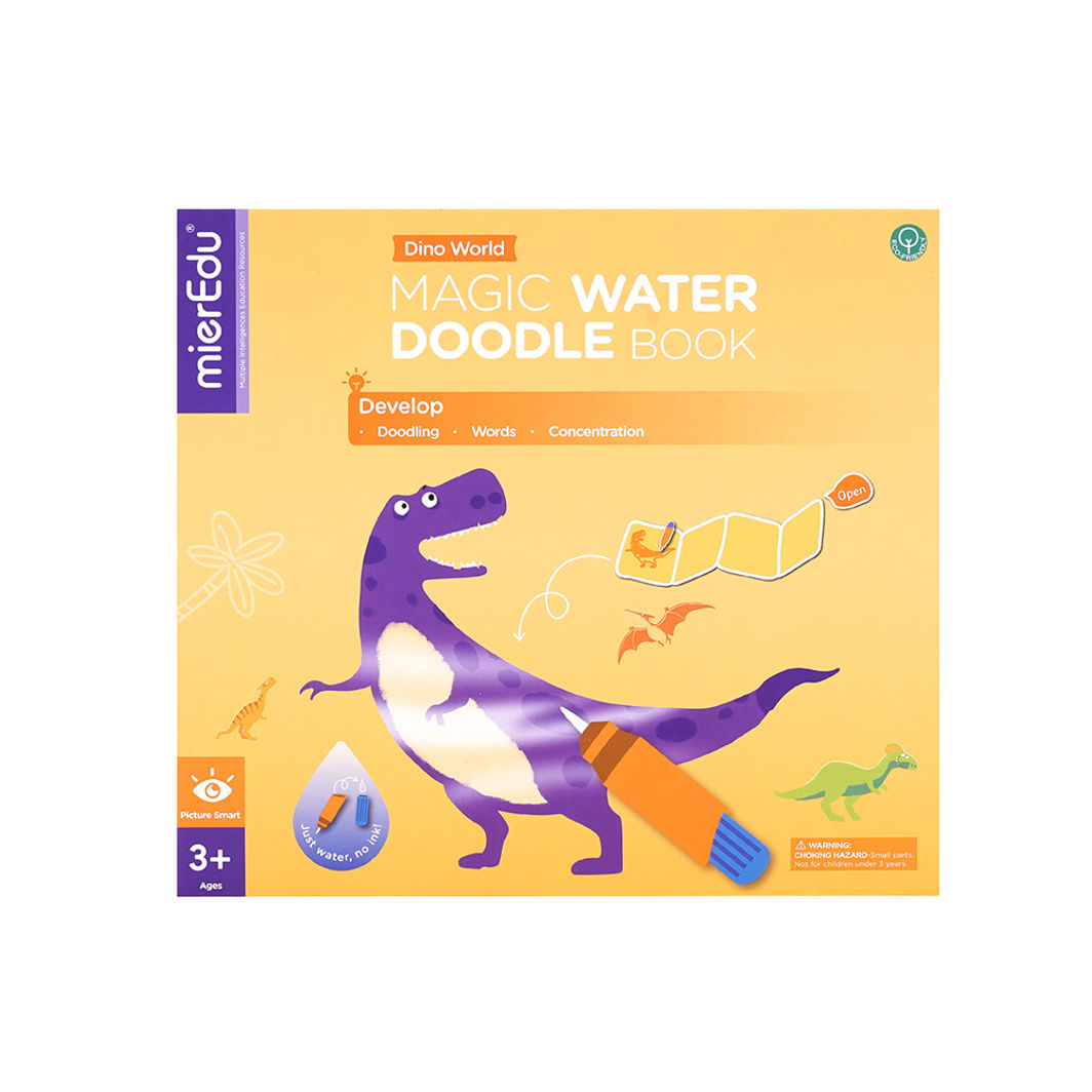 mierEdu, Mal med vann malebok - Dinosaurer