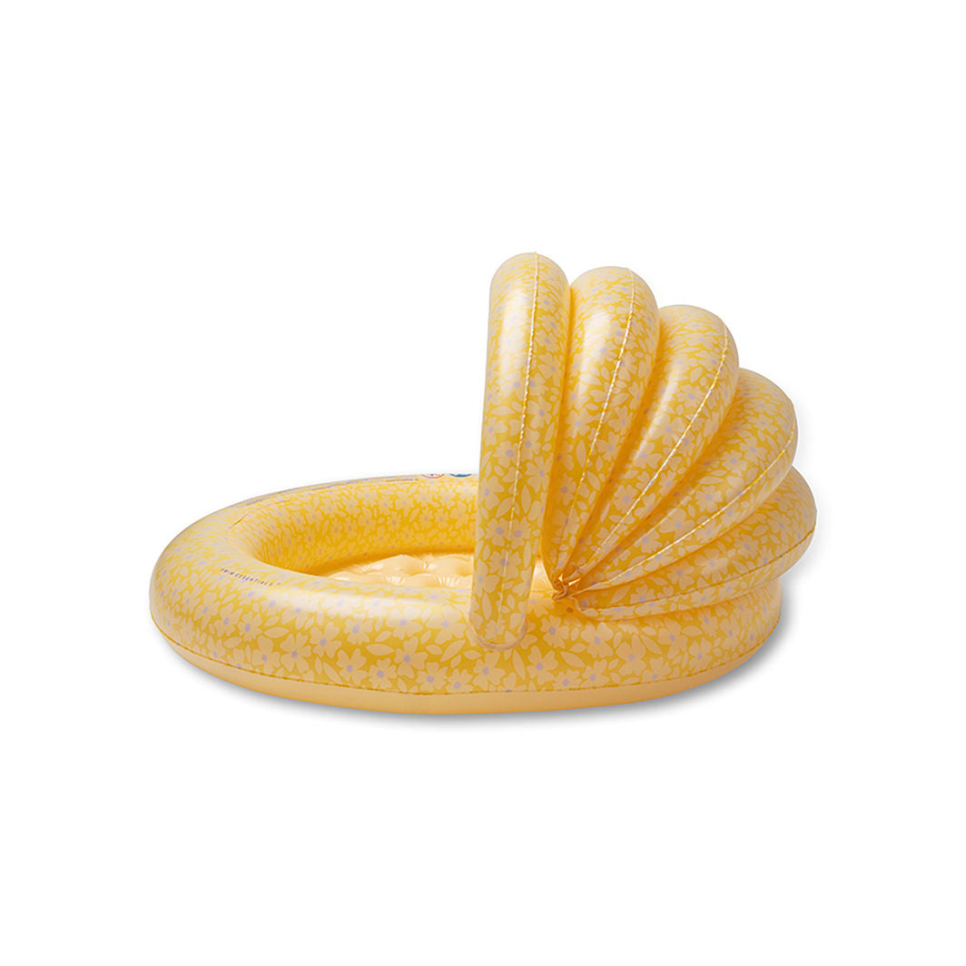 Swim Essentials, Badebasseng med skygge 100 cm - Florish Yellow