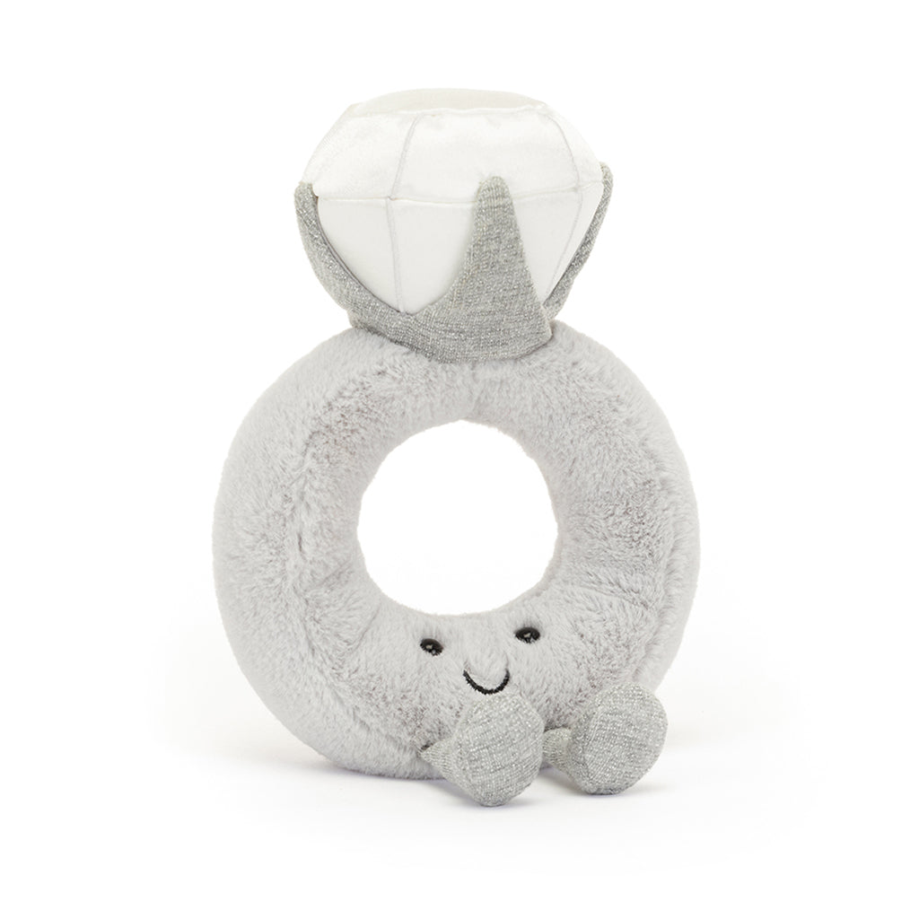 Jellycat bamse, Amuseable Diamond ring – 20 cm