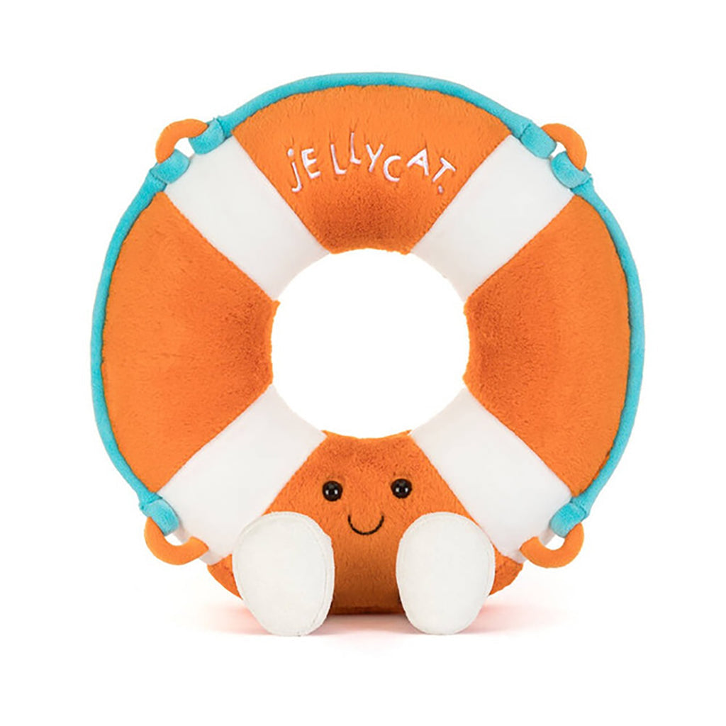 Jellycat bamse, Amuseables Life Ring - 33 cm