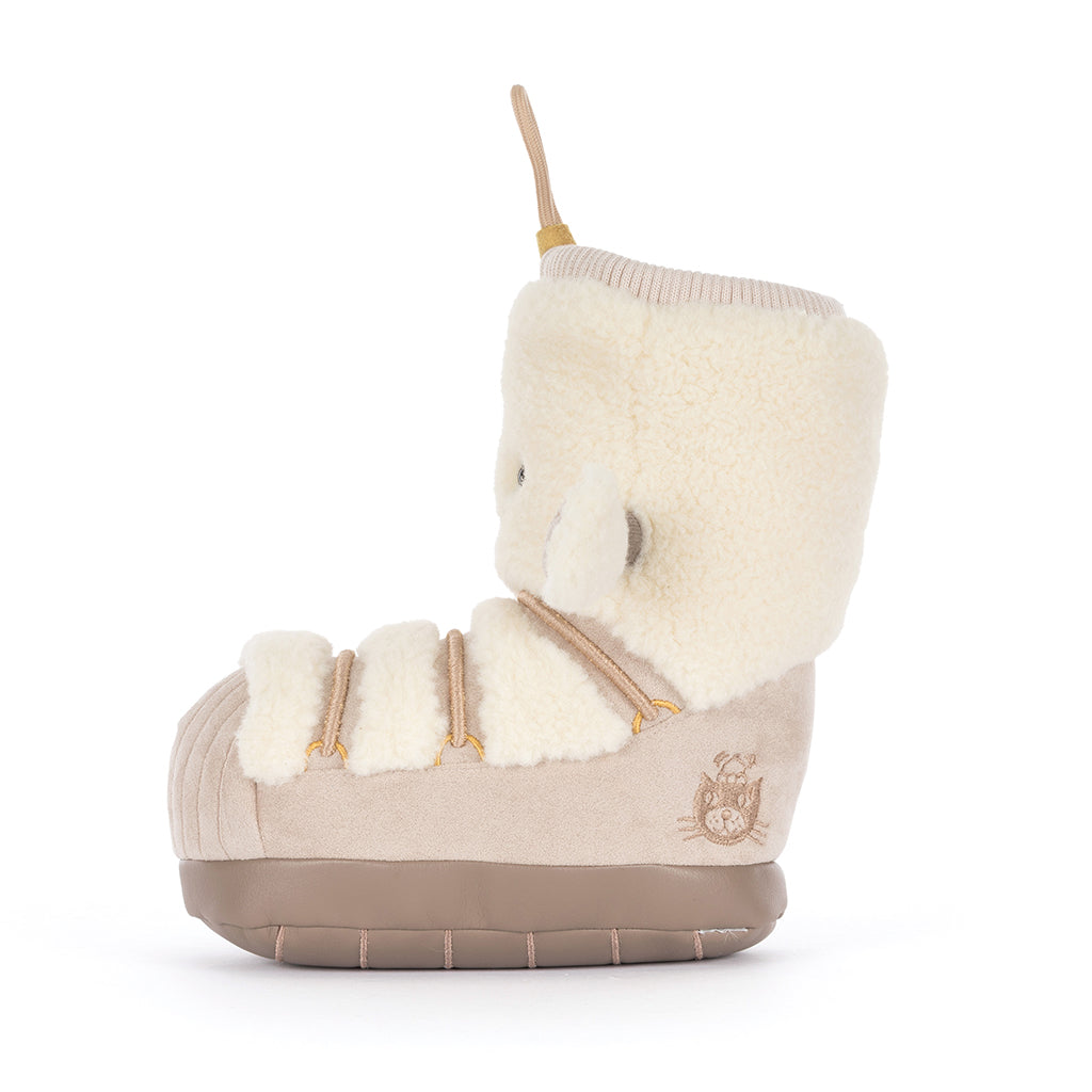 Jellycat-bamse, Amuseables Perta Snow Boot - 21 cm
