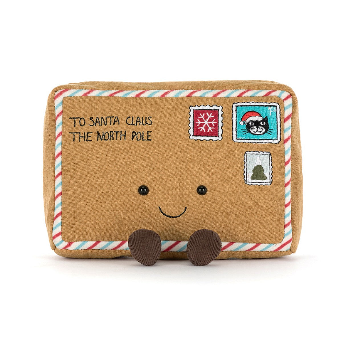 Jellycat jul, Amuseables Brev til julenissen - 18 cm